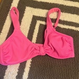 Pink bathing suit top